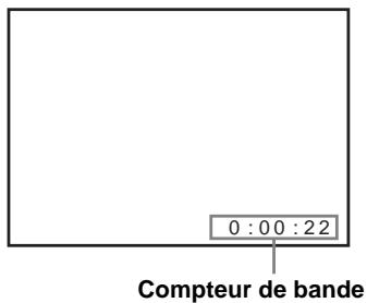 0:00:22 Compteur de bande