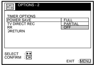SONY SLV-SE710G - Reducing the VCR's power consumption - 1