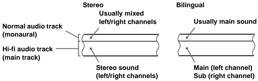 SONY SLV-SE710G - How sound is recorded on a video tape - 1