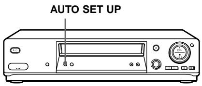 SONY SLV-SE710G - Step 4 : Setting up the VCR with the Auto Set Up function - 1