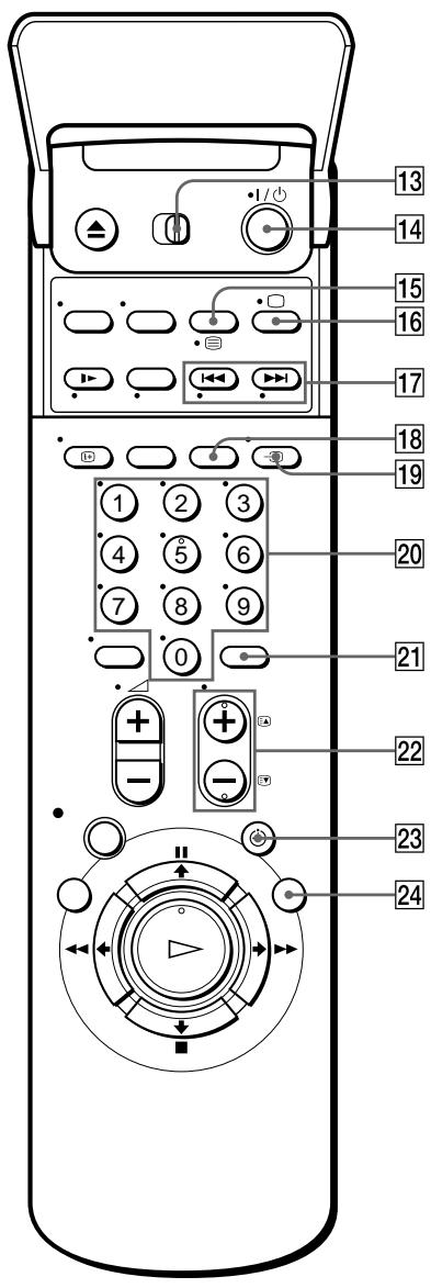 SONY SLV-SE710G - Remote commander - 2