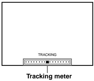 SONY SLV-SE710G - Adjusting the tracking - 1