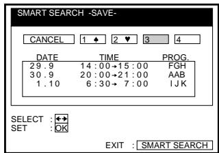 SONY SLV-SE710I - To assign a memory number after recording - 3
