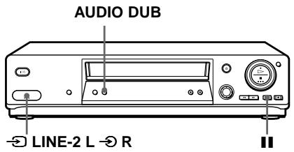 SONY SLV-SE710K - Audio dubbing (SLV-SE810N/K only) - 1