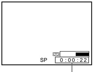 SONY SLV-SE710K - To check the remaining time - 1