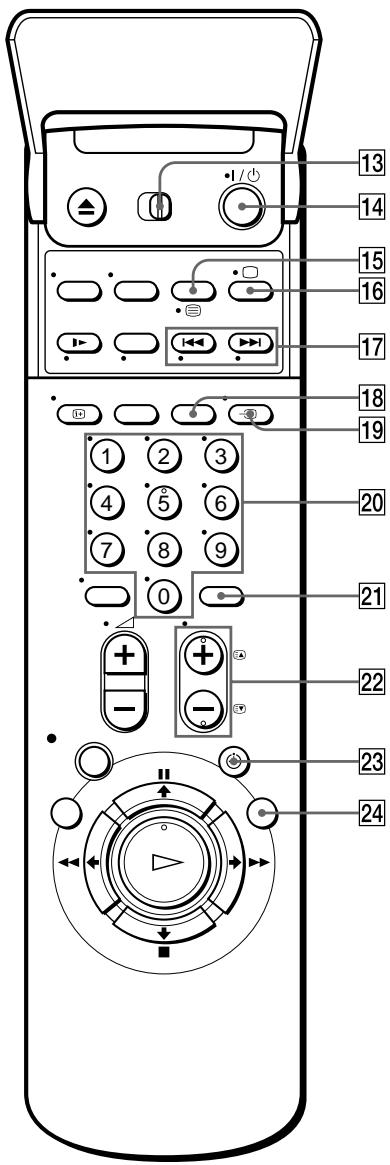 SONY SLV-SE710K - Remote commander - 2