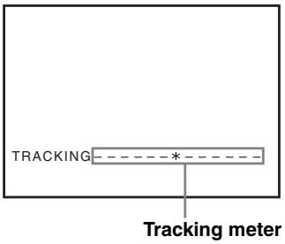 SONY SLV-SE730G - Adjusting the tracking - 1