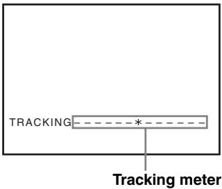 SONY SLV-SE730I - Adjusting the tracking - 1