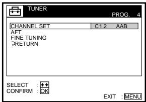 SONY SLV-SE80UX - Preseting channels (continued) - 4