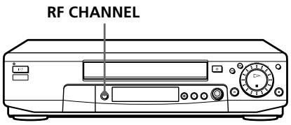 SONY SLV-SE80UX - Tuning your TV to the VCR - 1