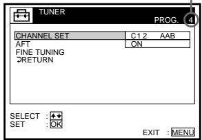 SONY SLV-SE80UX - Preseting channels (continued) - 2