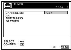 SONY SLV-SE80UX - Preseting channels (continued) - 6