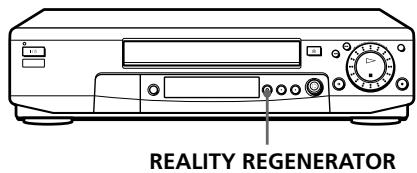 SONY SLV-SE80UX - About the Reality Regenerator (RR) function - 1
