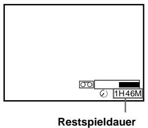 SONY SLV-SE850E - So lassen Sie die restliche Bandlänge anzeigen - 2