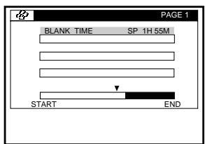 PAGE 1 BLANK TIME SP 1H 55M START END