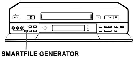 SONY SLV-SF950N - Registering the contents of a recorded tape in the SmartFile label - 1