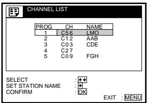SONY SLV-SF950N - Changing programme positions - 10