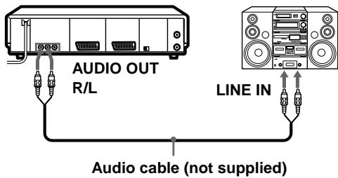 SONY SLV-SF950N - To a stereo system - 1
