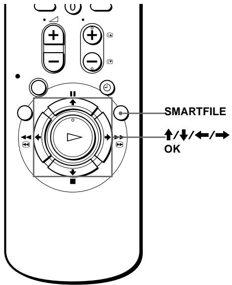 SONY SLV-SF950N - Recording a programme on the SmartFile tape - 1