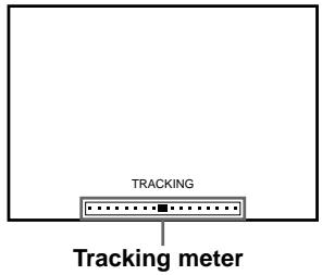 SONY SLV-SF950N - Adjusting the tracking - 1