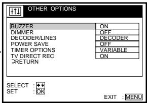 SONY SLV-SF950N - Menu chart - 5