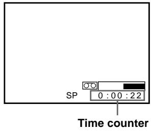 SONY SLV-SF950N - To check the remaining time - 1