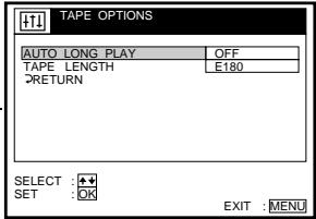 SONY SLV-SF950N - Menu chart - 4