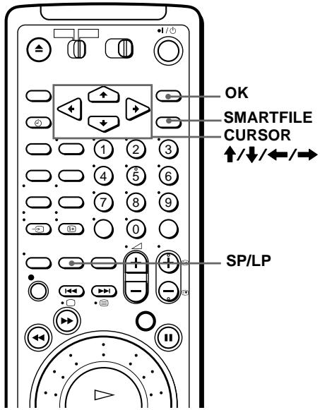 SONY SLV-SF990D - Aufnahme nach Suche eines leeren Bandbereichs - 1
