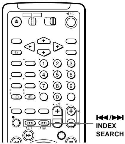 SONY SLV-SF990D - Suchen mit der Indexfunktion - 1