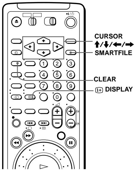 SONY SLV-SF990D - Löschen der Daten einer unerwünschten Aufnahme - 1