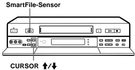 SONY SLV-SF990E - Überprüfen des Inhalts auf einem Videoband - 1