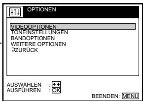 SONY SLV-SF990E - Menüdiagramm - 4