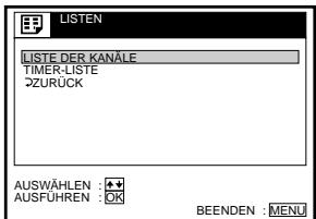 SONY SLV-SF990E - Löschen unerwünschter Programmpositionen - 2