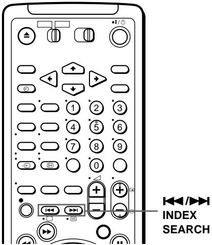 SONY SLV-SF990E - Suchen mit der Indexfunktion - 1