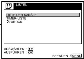 SONY SLV-SF990E - Menüdiagramm - 3