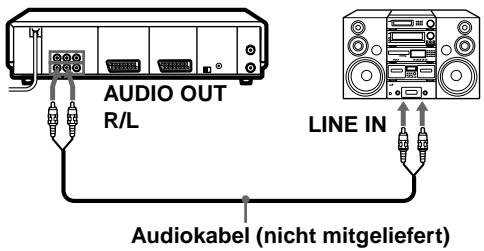 SONY SLV-SF990E - An eine Stereoanlage - 1