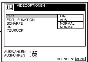 SONY SLV-SF990E - Menüdiagramm - 9