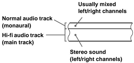 SONY SLV-SF990G - How sound is recorded on a video tape - 1