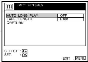 SONY SLV-SF990G - Menu chart - 4