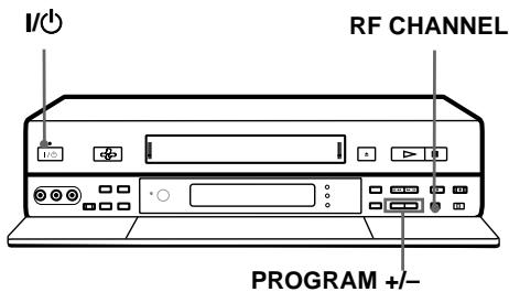 SONY SLV-SF990G - Step 4 : Tuning your TV to the VCR - 1