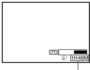 SONY SLV-SF990G - To check the remaining time - 2