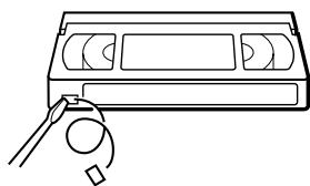 SONY SLV-SF990G - To protect a recording - 1