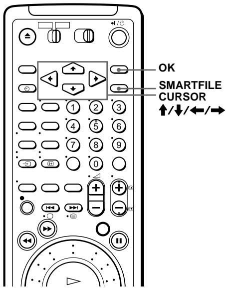 SONY SLV-SF990G - Recording a programme on the SmartFile tape - 1
