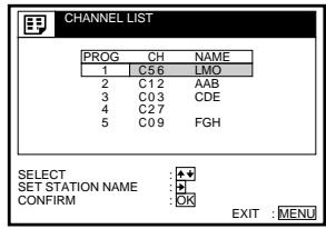 SONY SLV-SF990G - Changing programme positions - 8