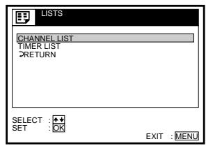 SONY SLV-SF990G - Changing programme positions - 2