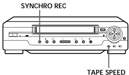 SONY SLV-SP70R - To prepare the Synchronised recording - 1