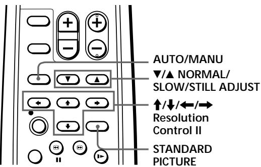 SONY SLV-SP70R - Adjusting the picture - 2