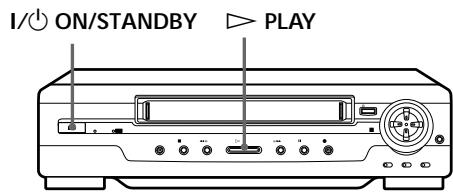 SONY SLV-SP70R - Tuning your TV to the VCR - 1