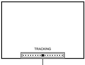 SONY SLV-SX100K - Adjusting the tracking - 1
