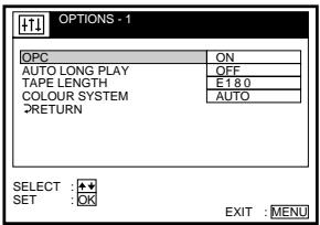 SONY SLV-SX100K - About the Optimum Picture Control (OPC) function - 1